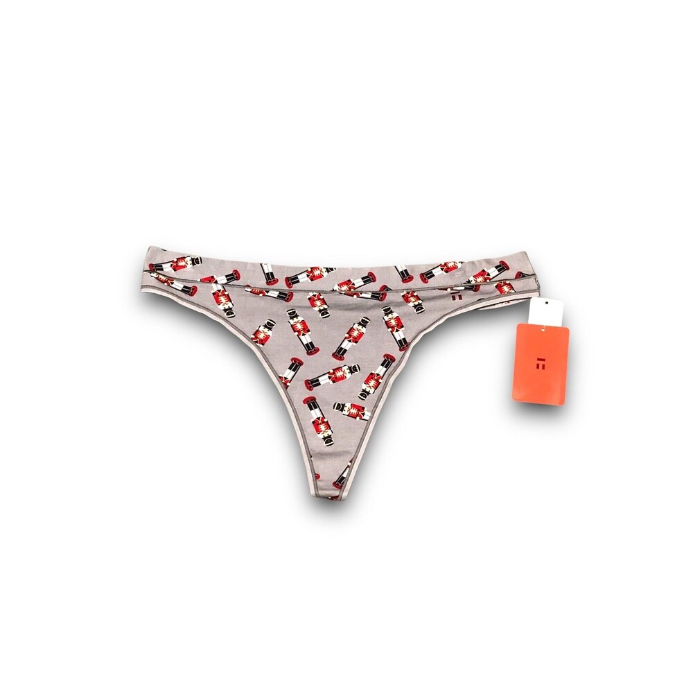 Tommy John Women's Cool Cotton "Nutcracker" Thong Panty - XL